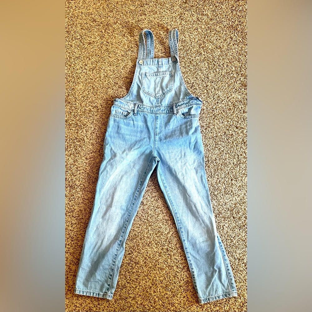 Children's Place 5 Pocket Jean BIB Overalls youth size 10